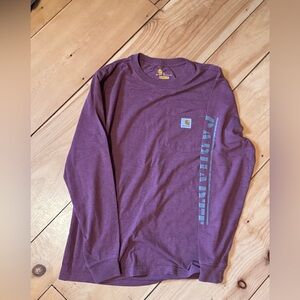 Carhartt Purple Long Sleeve Shirt